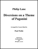 Diversions on a Theme of Paganini Concert Band sheet music cover